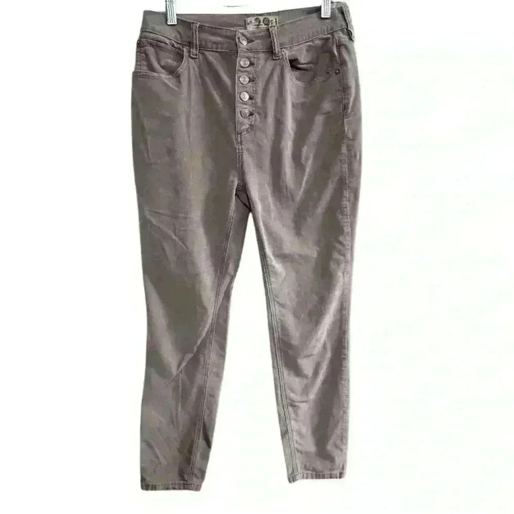 Free People We‎ The Free Women's Corduroy Pants Lilac Purple Size 29 Casual